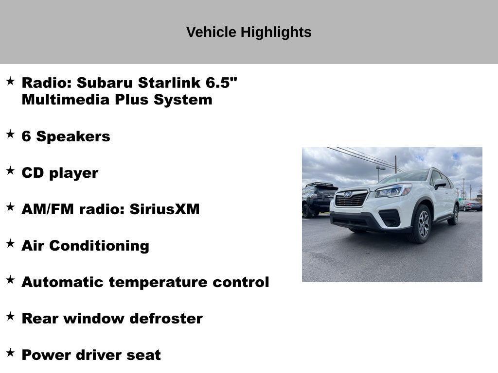 used 2020 Subaru Forester car, priced at $21,462
