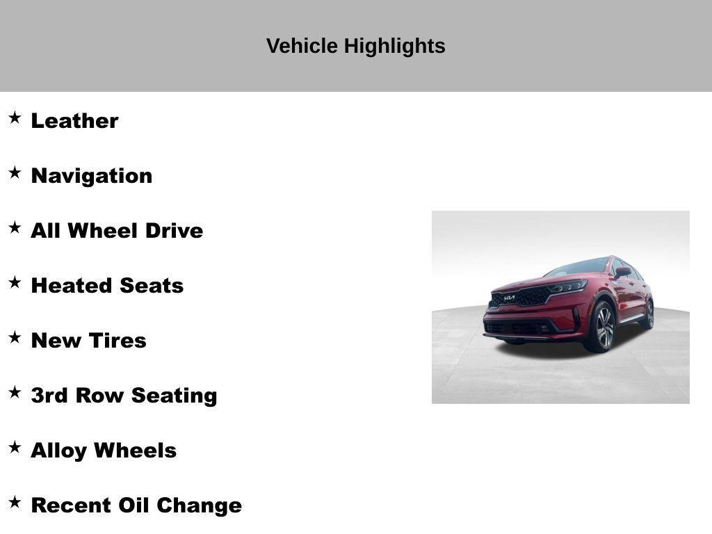 used 2022 Kia Sorento Plug-In Hybrid car, priced at $27,490
