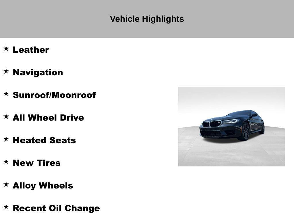 used 2021 BMW M5 car, priced at $74,892