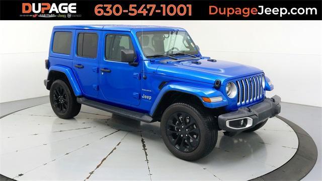 used 2021 Jeep Wrangler Unlimited 4xe car, priced at $32,998