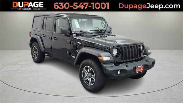 used 2021 Jeep Wrangler Unlimited car, priced at $28,919
