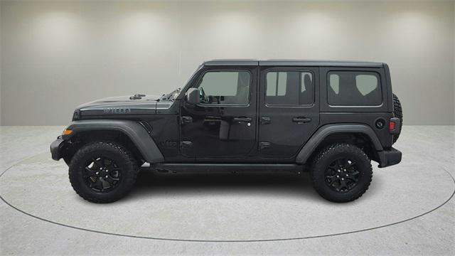 used 2021 Jeep Wrangler Unlimited car, priced at $27,500
