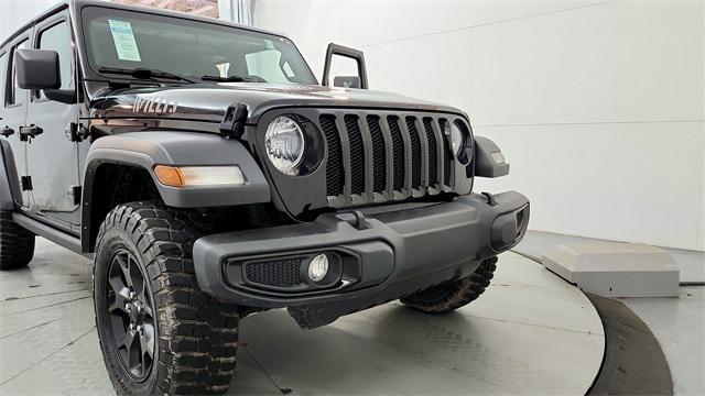 used 2021 Jeep Wrangler Unlimited car, priced at $27,500