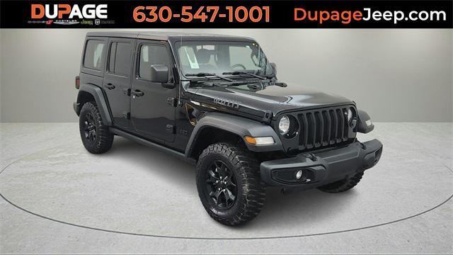 used 2021 Jeep Wrangler Unlimited car, priced at $27,500