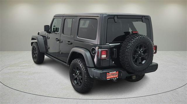 used 2021 Jeep Wrangler Unlimited car, priced at $27,500
