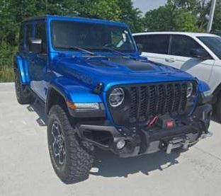 used 2022 Jeep Wrangler Unlimited 4xe car, priced at $35,050