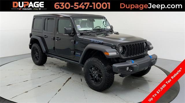 new 2024 Jeep Wrangler 4xe car, priced at $59,046