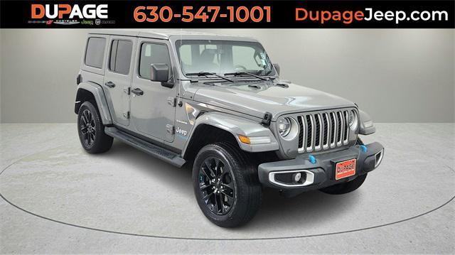 used 2022 Jeep Wrangler Unlimited 4xe car, priced at $32,745