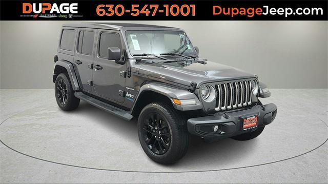 used 2021 Jeep Wrangler Unlimited 4xe car, priced at $31,999