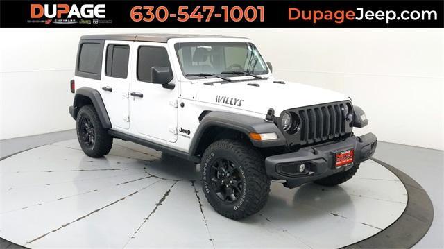 used 2021 Jeep Wrangler Unlimited car, priced at $29,858