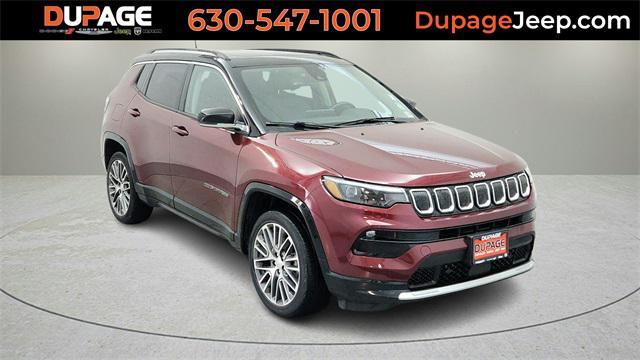 used 2022 Jeep Compass car, priced at $23,422