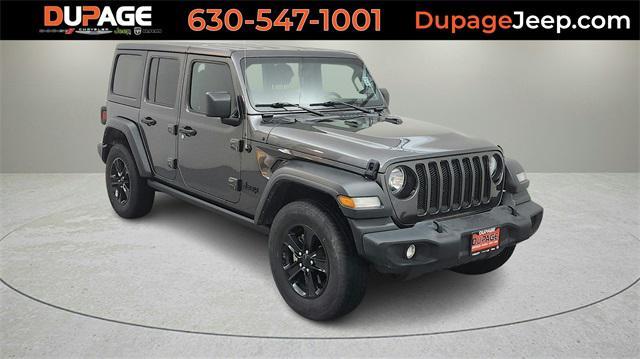used 2022 Jeep Wrangler Unlimited car, priced at $31,555
