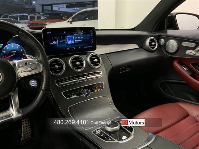 used 2022 Mercedes-Benz AMG C 43 car, priced at $45,901