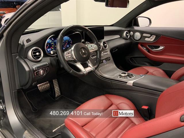 used 2022 Mercedes-Benz AMG C 43 car, priced at $45,901