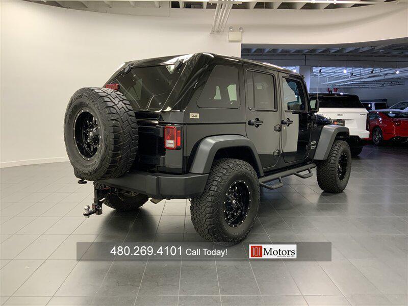used 2015 Jeep Wrangler Unlimited car, priced at $19,901