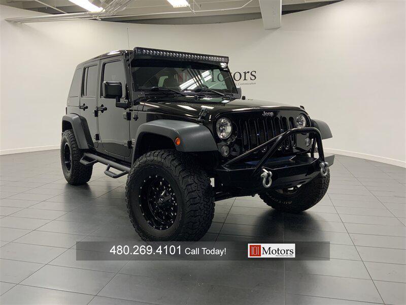 used 2015 Jeep Wrangler Unlimited car, priced at $19,901