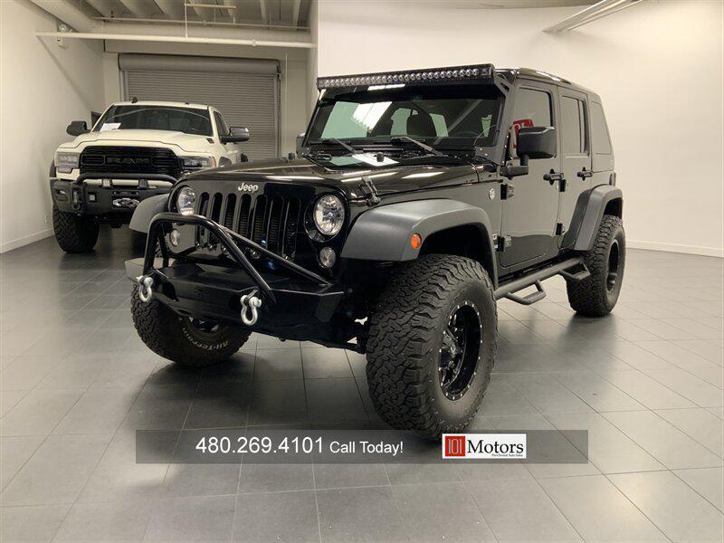 used 2015 Jeep Wrangler Unlimited car, priced at $19,901