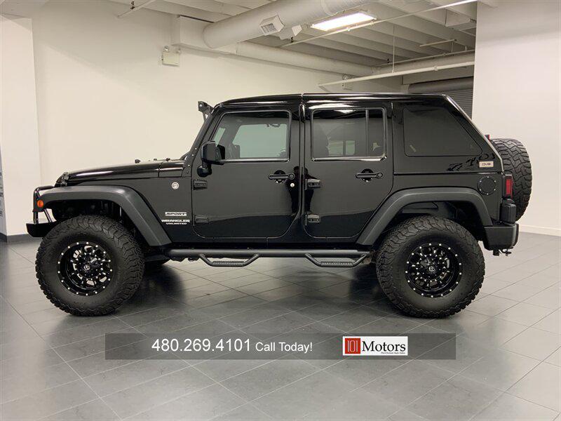 used 2015 Jeep Wrangler Unlimited car, priced at $19,901