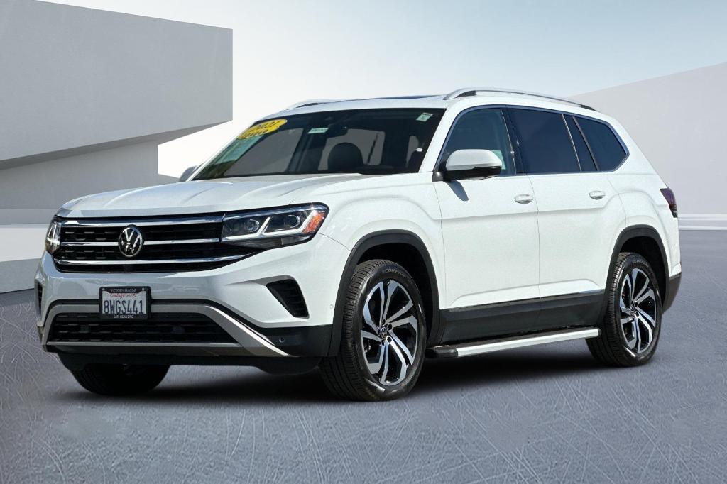 used 2021 Volkswagen Atlas car, priced at $33,888