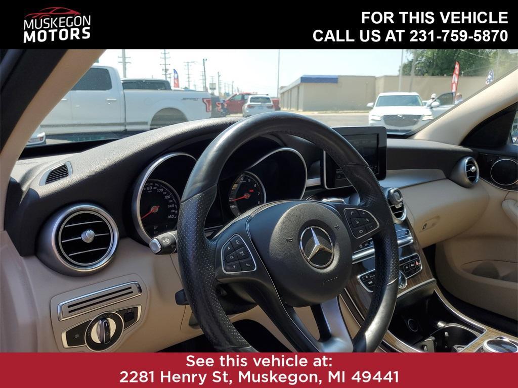 used 2017 Mercedes-Benz C-Class car, priced at $16,887