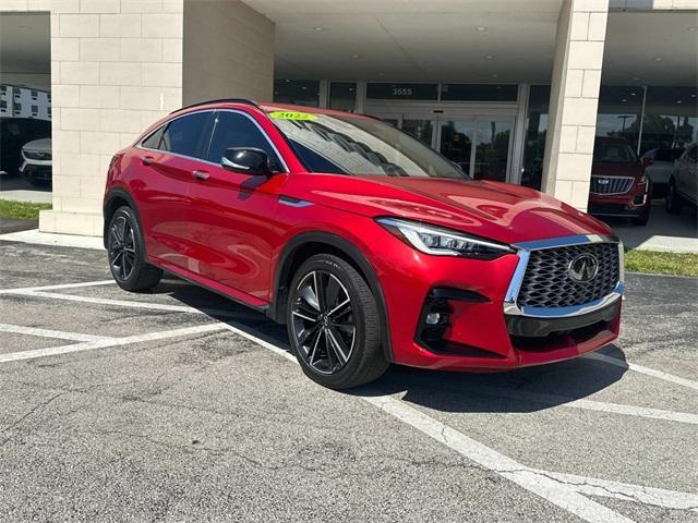 used 2022 INFINITI QX55 car, priced at $32,888