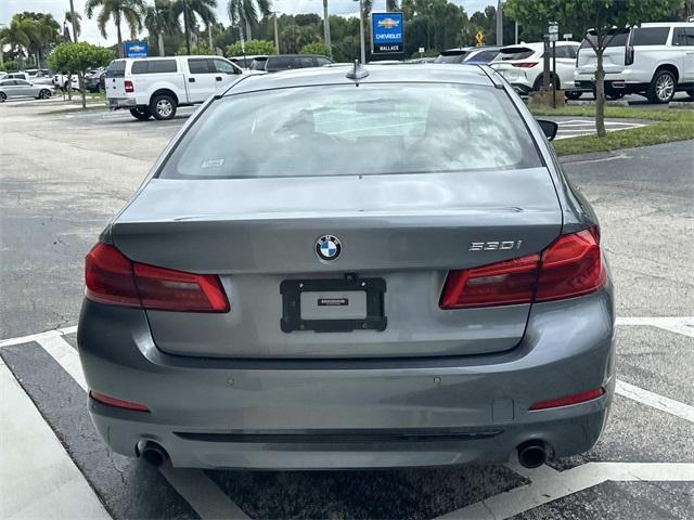 used 2018 BMW 530 car, priced at $19,985