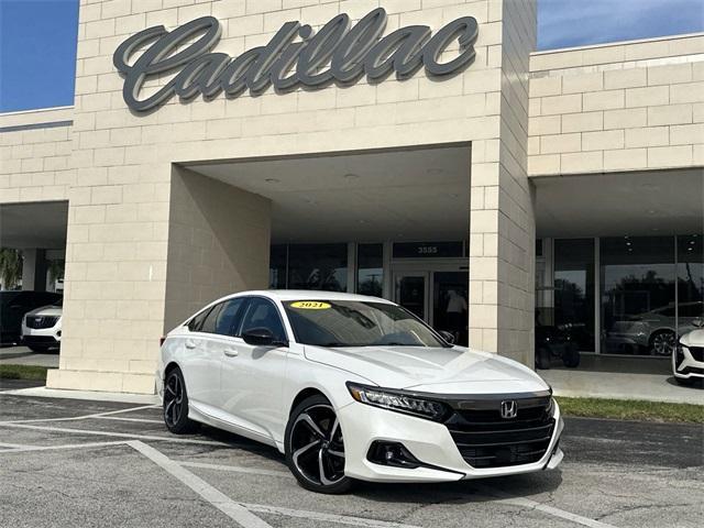 used 2021 Honda Accord car, priced at $26,594