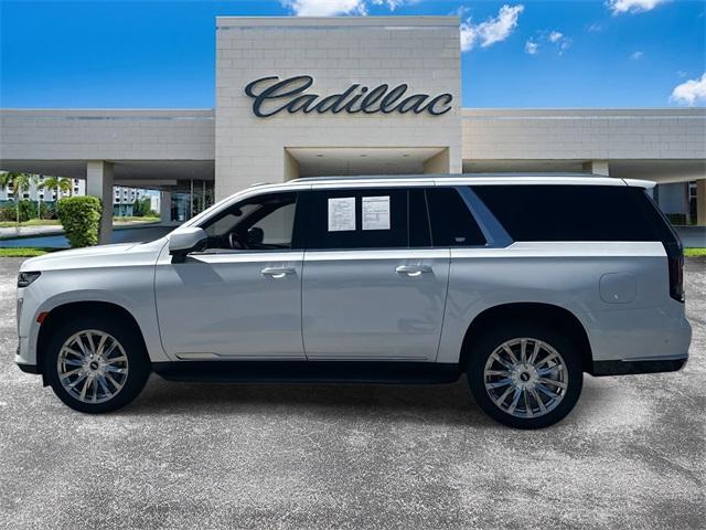 used 2024 Cadillac Escalade ESV car, priced at $92,985