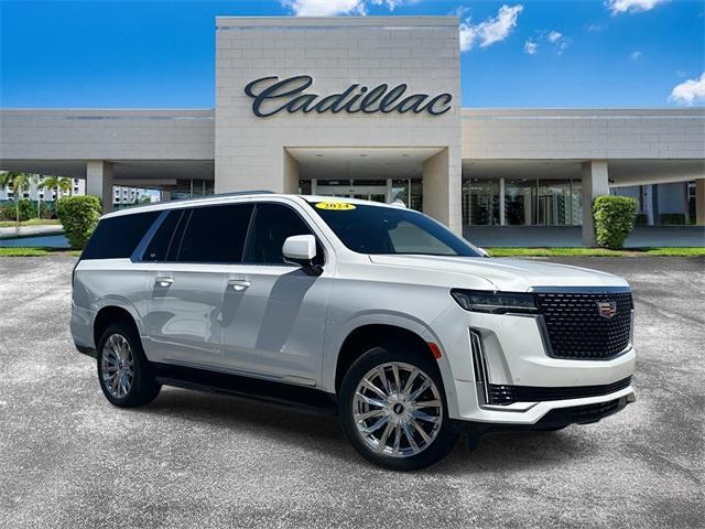 used 2024 Cadillac Escalade ESV car, priced at $92,985