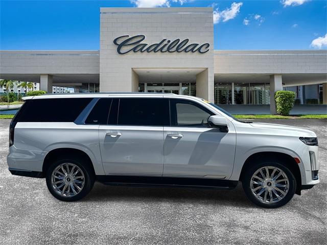 used 2024 Cadillac Escalade ESV car, priced at $92,985