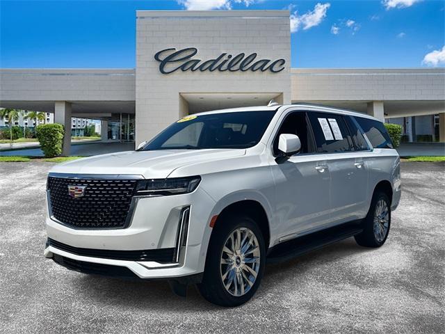 used 2024 Cadillac Escalade ESV car, priced at $92,985