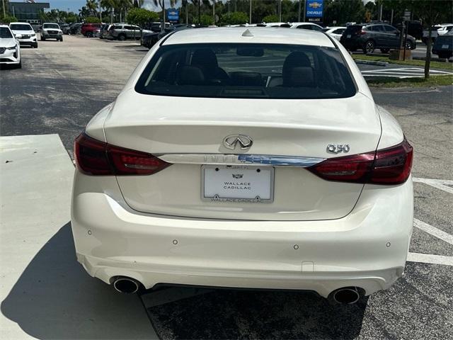 used 2022 INFINITI Q50 car, priced at $25,714