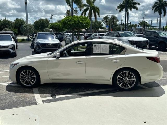 used 2022 INFINITI Q50 car, priced at $25,714