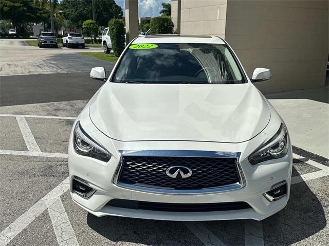 used 2022 INFINITI Q50 car, priced at $27,485