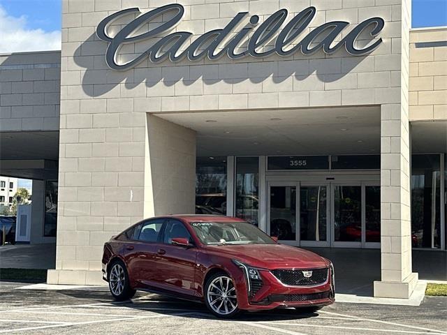 new 2025 Cadillac CT5 car, priced at $55,910