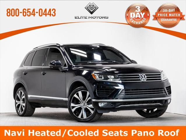 used 2017 Volkswagen Touareg car, priced at $19,200