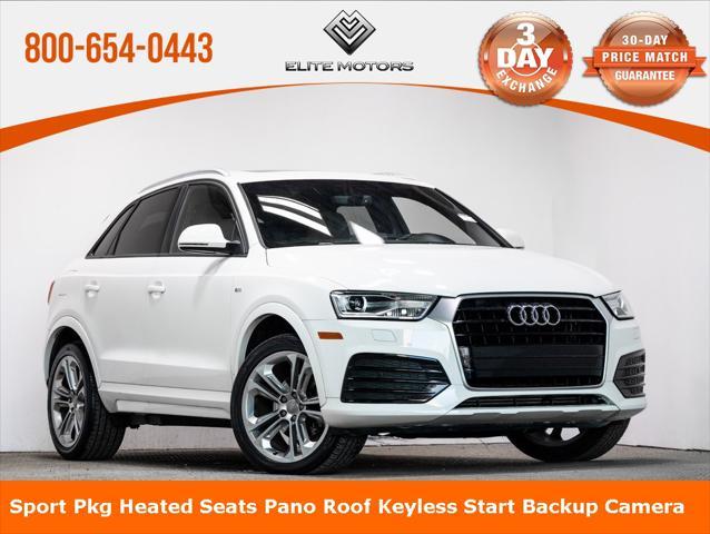 used 2018 Audi Q3 car, priced at $17,000