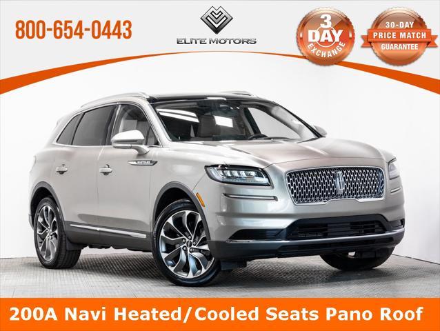 used 2021 Lincoln Nautilus car, priced at $31,999