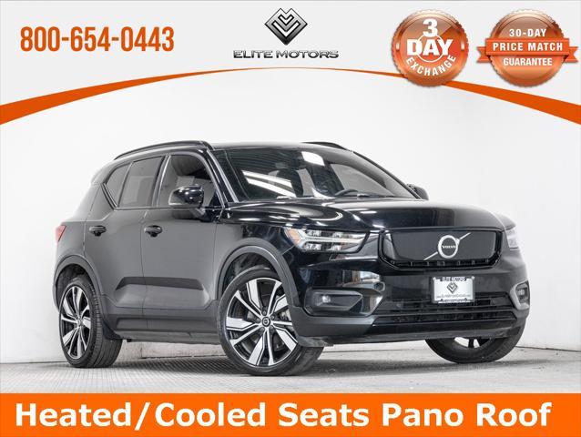 used 2021 Volvo XC40 Recharge Pure Electric car, priced at $25,500