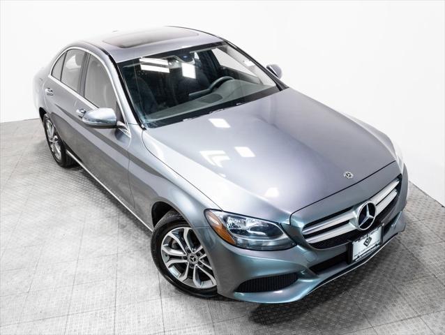 used 2018 Mercedes-Benz C-Class car, priced at $19,300