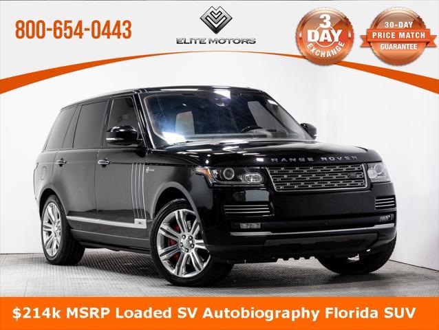 used 2016 Land Rover Range Rover car, priced at $39,300