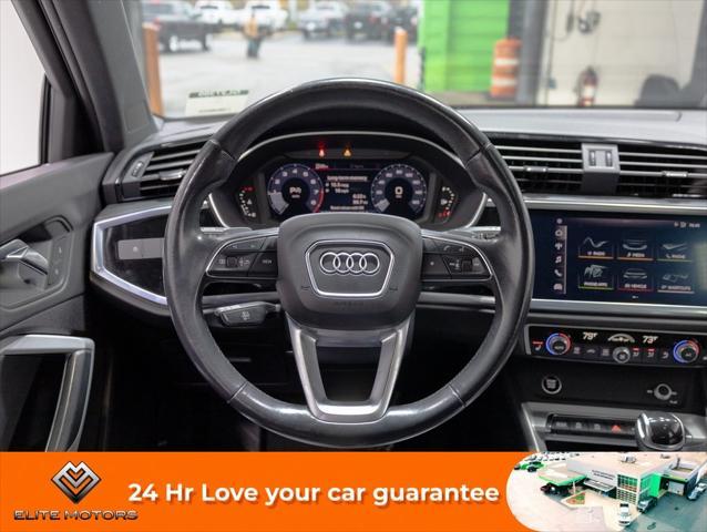 used 2021 Audi Q3 car, priced at $22,500