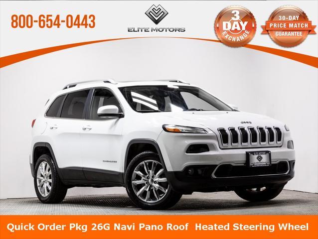 used 2015 Jeep Cherokee car, priced at $11,999