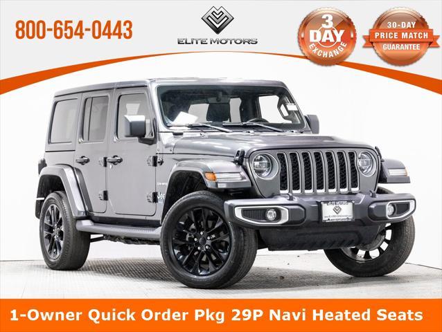 used 2021 Jeep Wrangler Unlimited car, priced at $31,800