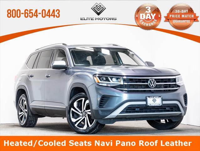 used 2021 Volkswagen Atlas car, priced at $26,200