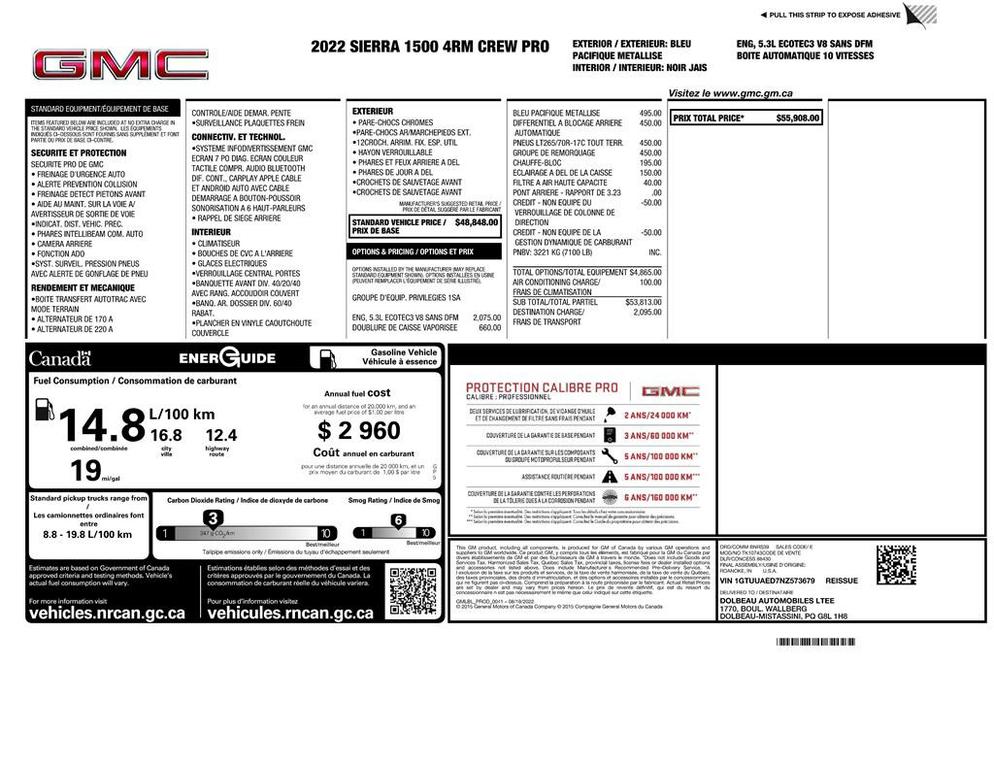 used 2022 GMC Sierra 1500 car, priced at $29,995
