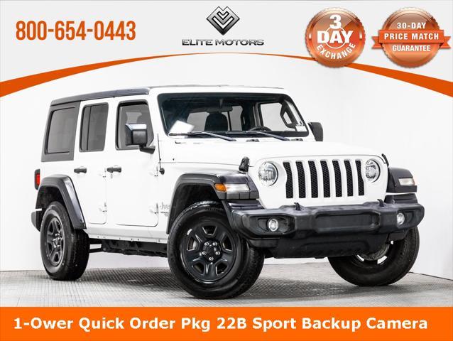 used 2021 Jeep Wrangler Unlimited car, priced at $26,000