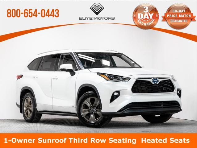 used 2022 Toyota Highlander Hybrid car, priced at $33,850