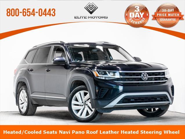 used 2021 Volkswagen Atlas car, priced at $26,000