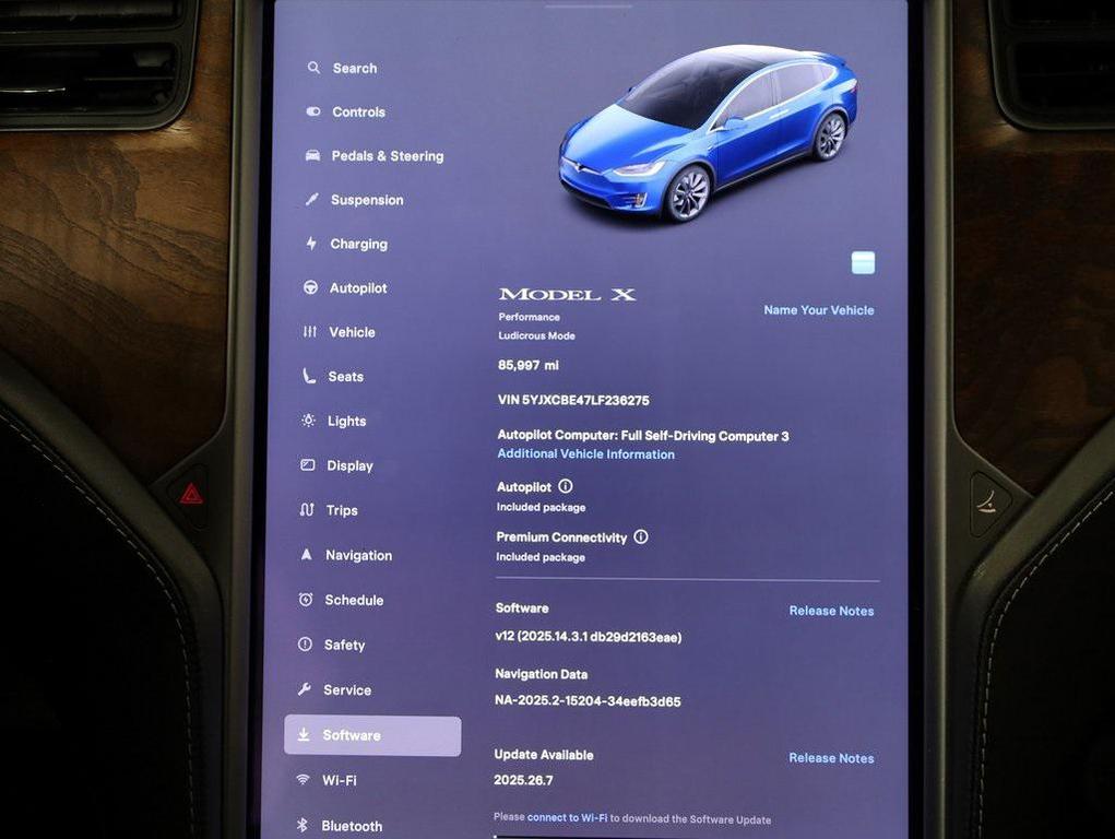 used 2020 Tesla Model X car, priced at $32,477